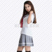 New! Love Live! Sunshine Gray White School Uniform Outfit Cosplay Costume